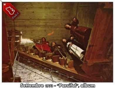 Maggio 1973 - I Pooh all'interno del Castello di Vezio
