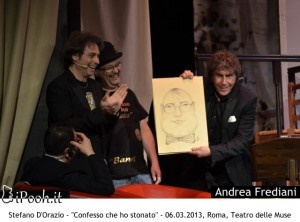Stefano D'Orazio e la caricatura
