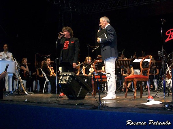 Stefano D'Orazio sul palco
