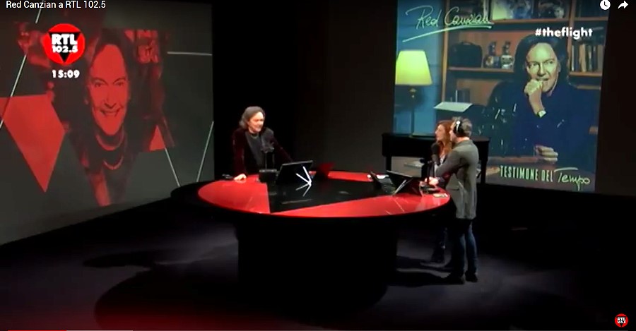 Red Canzian ospite di Radio RTL 102.5