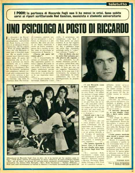 20.05.1973 - Bolero Teletutto - N. 1359 - Uno psicologo al posto di Riccardo, di Federico Guidi