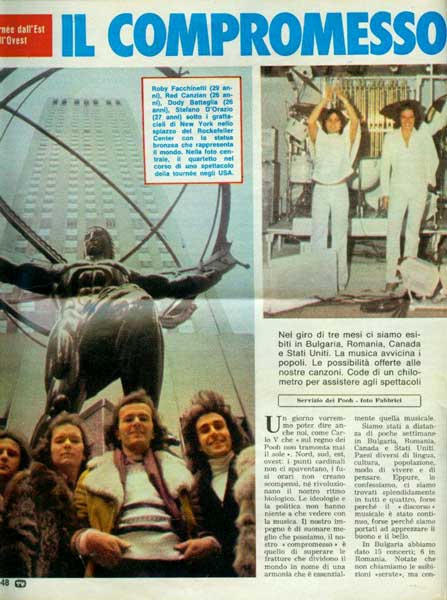 Febbraio 1977 - Sorrisi e Canzoni TV - N.6 - Il compromesso musicale dei Pooh - Dei Pooh