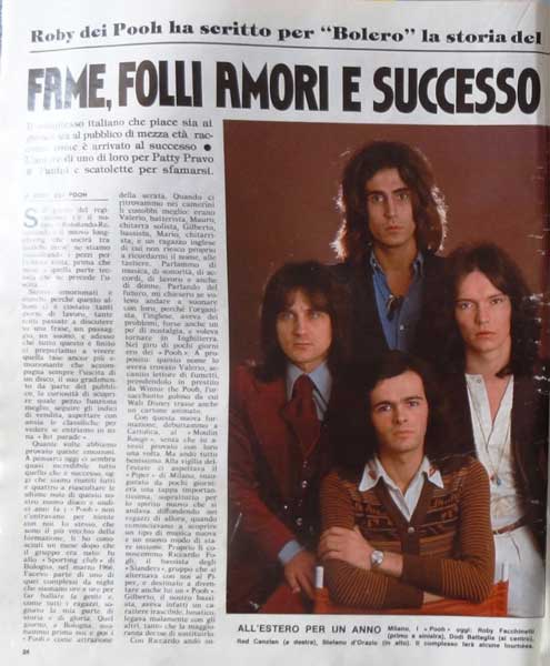 21.08.1977 - Bolero - N°1581 - Pag.24 - Fame, folli amori e successo, di Roby dei Pooh