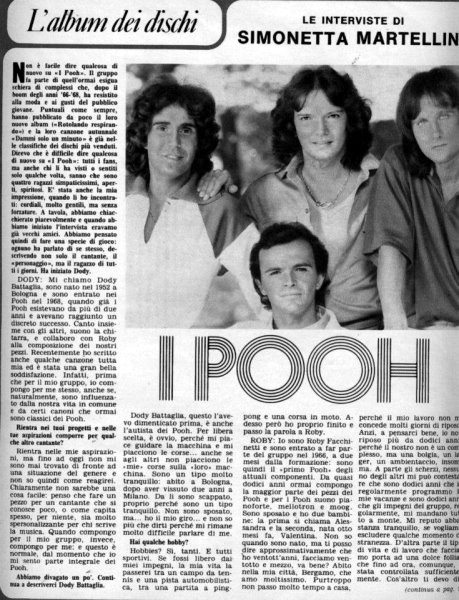 Ottobre 1977 - Sogno - I Pooh