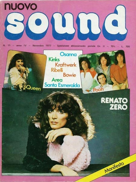 Novembre 1977 - Nuovo Sound - N.11 - Copertina