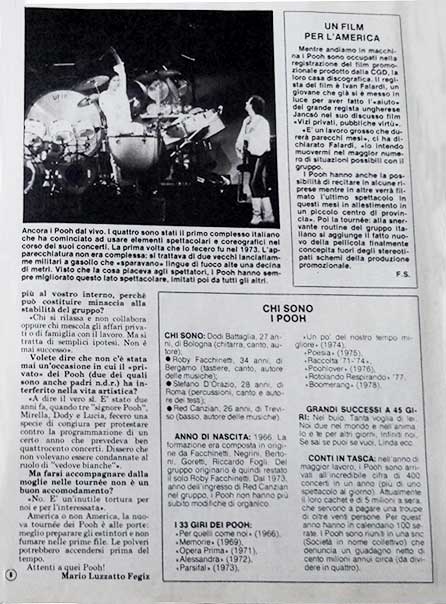 13.06.1979 - Boy Music, n. 23 - I Pooh - Lo sbarco in USA - Mario Luzzatto Fegiz
