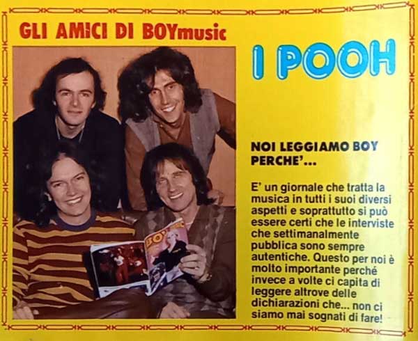 09.07.1980 - Corrier Boy Music - N°28 - I Pooh - Noi leggiamo Boy perché...
