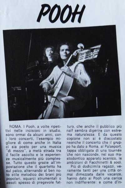 24.08.1980 - Ciao 2001 - N°33-34 - Pooh, di Marco Ferranti 24.08.1980 - Ciao 2001 - N°33-34 - Pooh, di Marco Ferranti