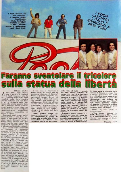 19 ottobre 1980 - Grand Hotel - Faranno sventolare il tricolore sulla statua della libertà, di Claudio Faedi