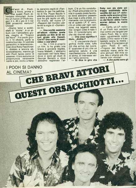 12.10.1984 - Il Monello - N°41 - Pag. 8 - Che bravi attori questi orsacchiotti..., di Massimo Cerri