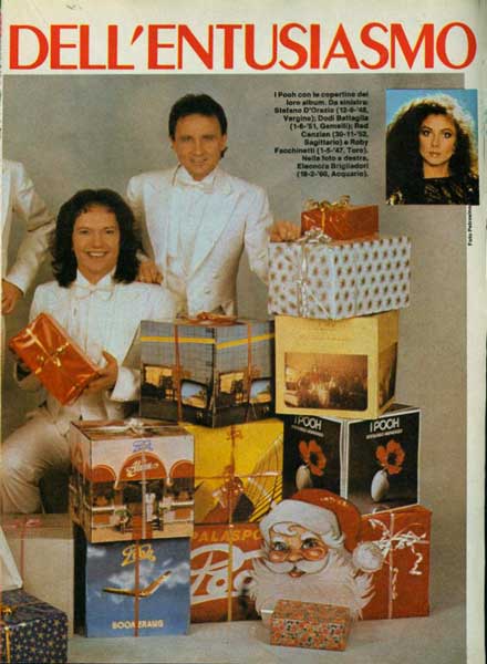 Dicembre 1984 - TV Sorrisi e Canzoni - Sulle ali dell'entusiasmo, di Eleonora Brigliadori Dicembre 1984 - TV Sorrisi e Canzoni - Sulle ali dell'entusiasmo, di Eleonora Brigliadori