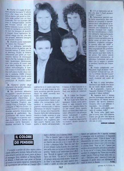 Gennaio 1987 - Ciao 2001 - Pooh una tournée e un disco - D. Casiraghi