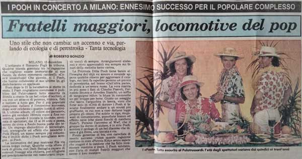 Dicembre 1987 - Testata sconosciuta - Fratelli maggiori, locomotive del pop, di Roberto Bonzio Dicembre 1987 - Testata sconosciuta - Fratelli maggiori, locomotive del pop, di Roberto Bonzio