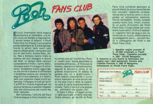 Dicembre 1987 - Tutto Musica e Spettacolo - N°12 - Pooh Fans Club Dicembre 1987 - Tutto Musica e Spettacolo - N°12 - Pooh Fans Club