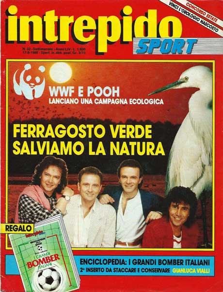 17.08.1988 - Intrepido Sport - N°33 - Vacanze d'agosto - Salviamo l'Italia e la sua natura a tempo di musica, di Elia Perboni 17.08.1988 - Intrepido Sport - N°33 - Vacanze d'agosto - Salviamo l'Italia e la sua natura a tempo di musica, di Elia Perboni