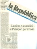 La Repubblica - Lacrime e accendini al Palasport per i Pooh, di Gabriele De Renzo