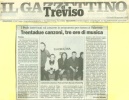 30 gennaio 1997 - Il Gazzettino di Treviso - Trentadue canzoni, tre ore di musica, di Michele Miriade