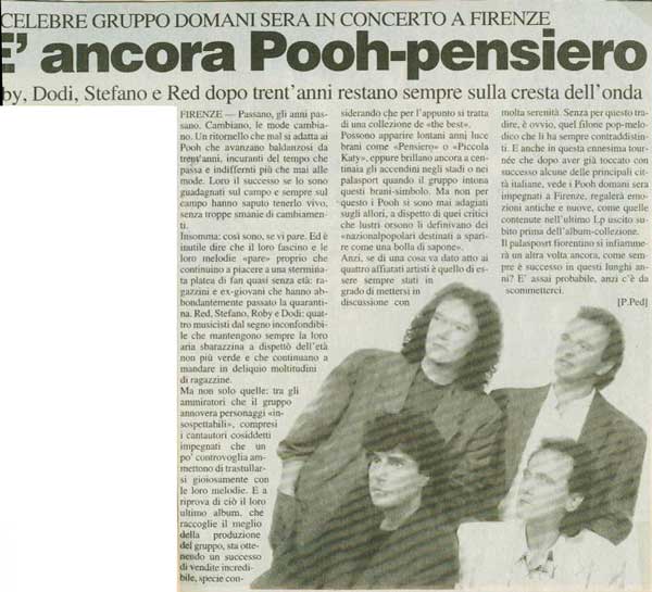 03.04.1998 - La Nazione - E' ancora Pooh-pensiero, di P. Ped
