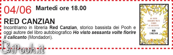 Red Canzian il 04 giugno sarà a Verona