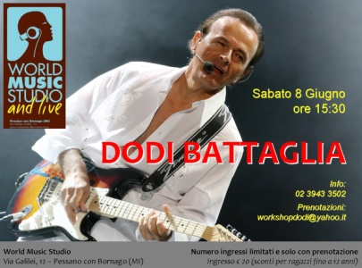Dodi Battaglia sarà al Music Italy Show