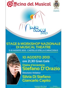 Stefano D'Orazio ad Apulia Musical 2013